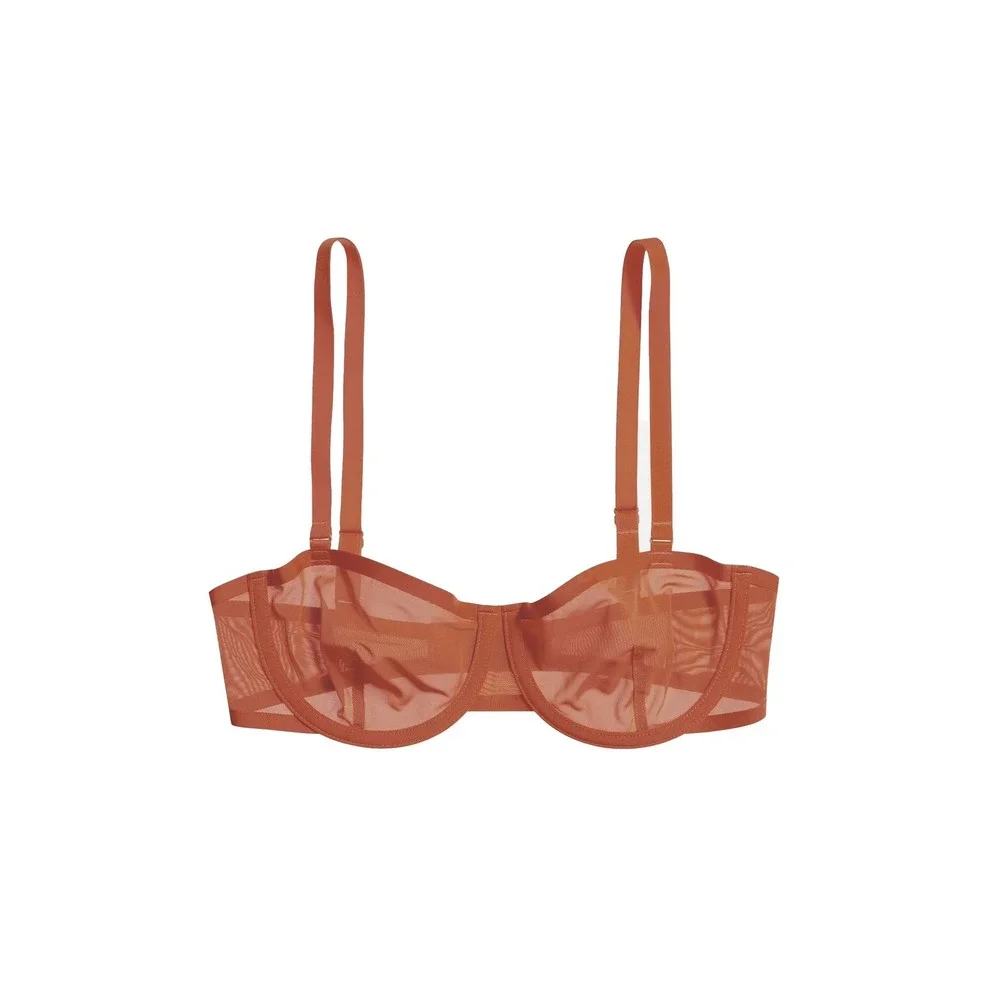 CUUP The Balconette Mesh Bra‎ in Clay